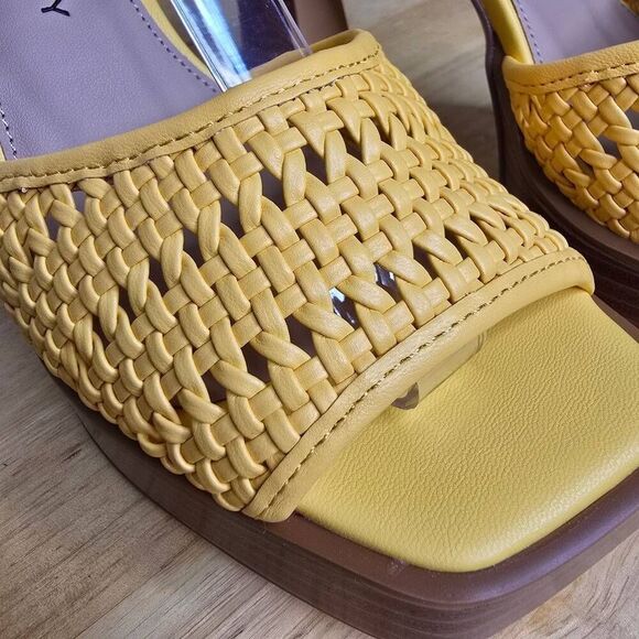 Katy Perry The Steady Ankle Strap Heels Pineapple Yellow Size 8.5 - Picture 12 of 14